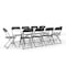 Flash Furniture Plastic Event Fold Table Set RB-3096F-10-LEL3-BK-GG - alternate 1
